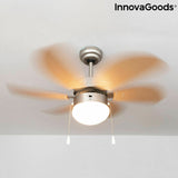 Ventilador de Teto com Luz InnovaGoods Ø 75 cm 55W Luminária (Recondicionado D)