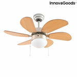 Ventilador de Teto com Luz InnovaGoods Ø 75 cm 55W Luminária (Recondicionado D)