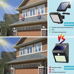 Livarno Home Luz led com sensor de presença e painel solar