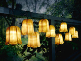 LIVARNO home Corrente LED de luz solar tulipa laranja