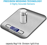 Balança de cozinha digital Eono De alta precisão 5 kg/1 g